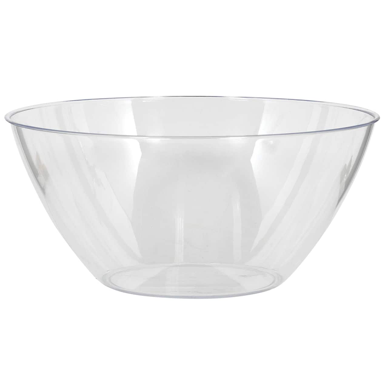 6 Pack: 5qt. Clear Plastic Serving Bowl by Celebrate It&#x2122;